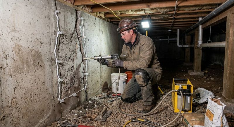 Basement Foundation Repair in Beckley, WV