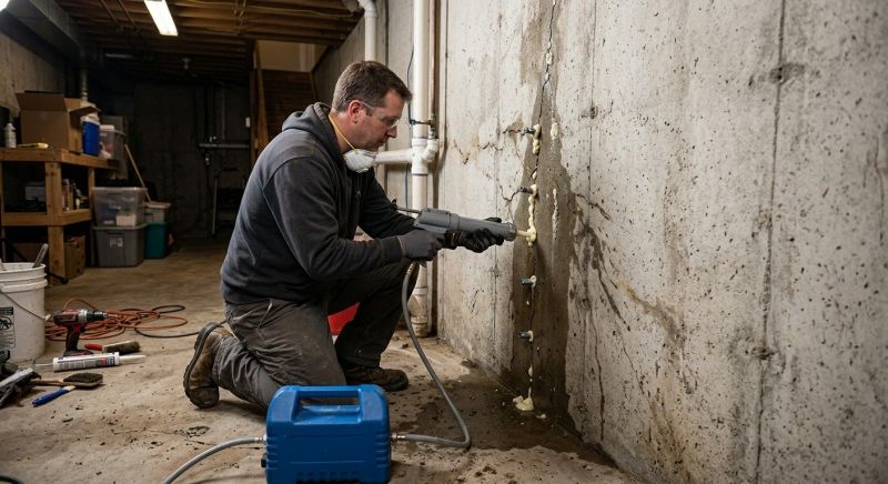Basement Foundation Repair in Raleigh County, WV