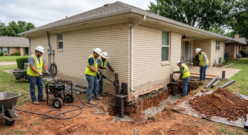 Basement Stabilization in Beckley, WV