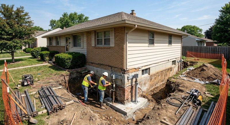Building Foundation Repair in Hinton, WV