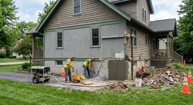 Building Foundation Repair in Raleigh County, WV