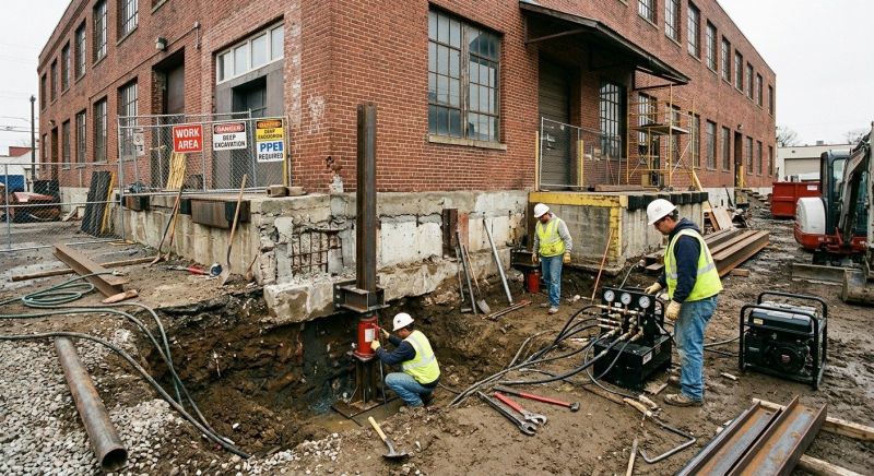 Commercial Foundation Repair in Beckley, WV