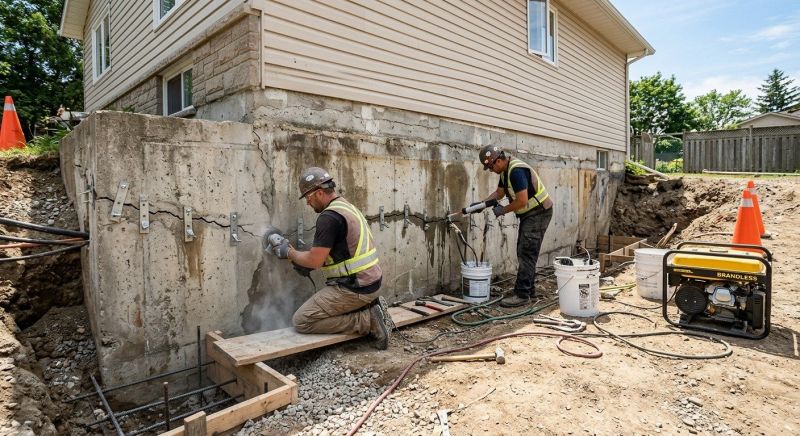 Concrete Foundation Repair in Ansted, WV