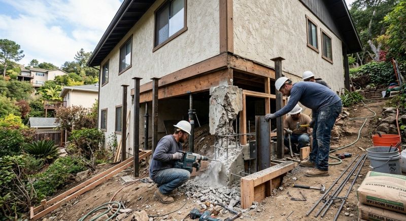 Concrete Foundation Repair in Fayetteville, WV