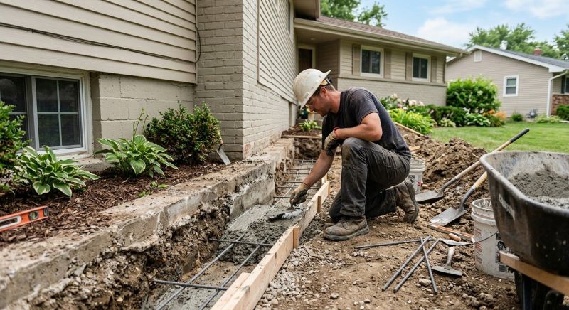 Concrete Foundation Repair in Hinton, WV