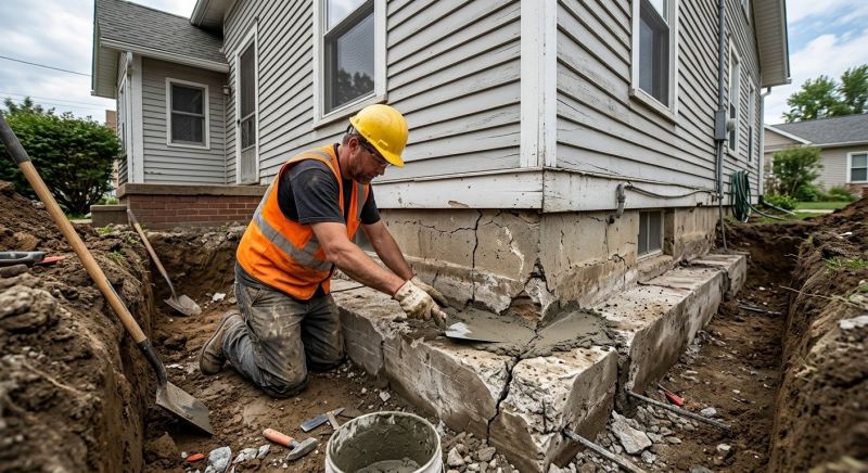 Concrete Foundation Repair in Raleigh County, WV