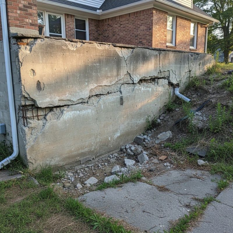 Cracked Foundation Repair in Fayetteville, WV