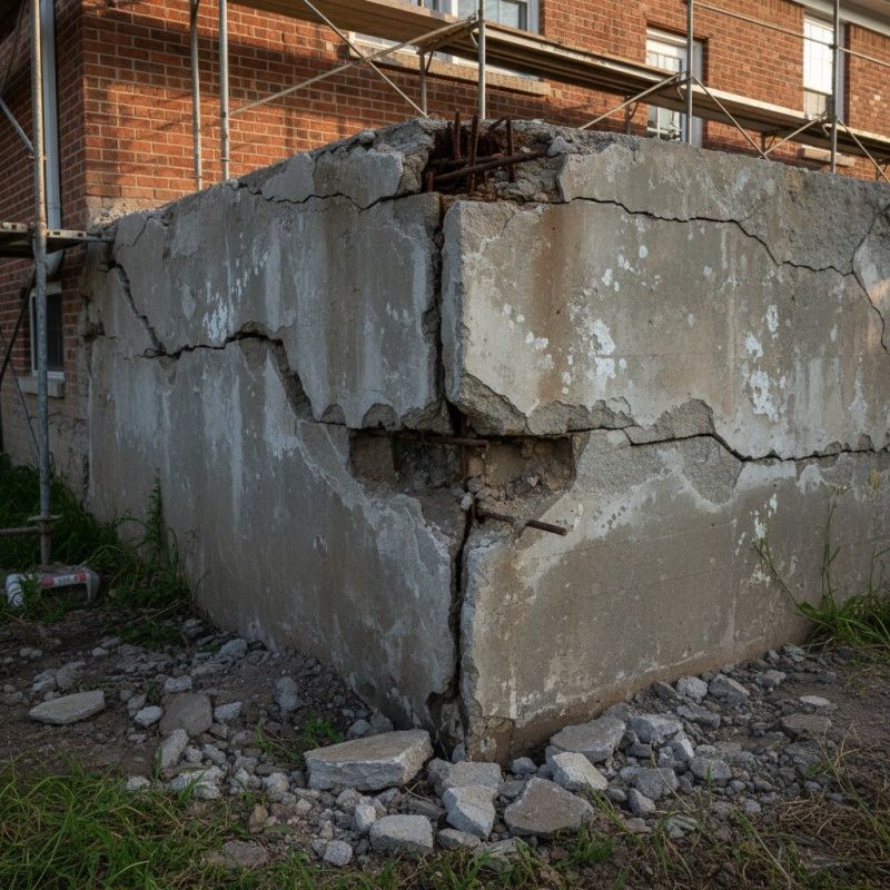 Cracked Foundation Repair in Fayetteville, WV