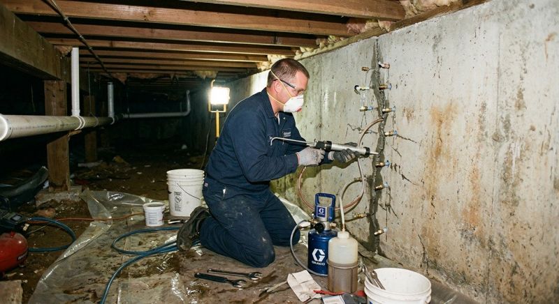 Crawlspace Foundation Repair in Fayetteville, WV
