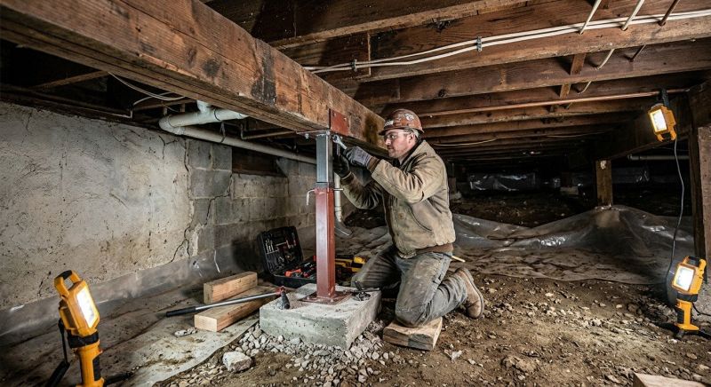Crawlspace Foundation Repair in Hinton, WV