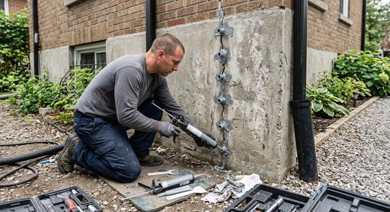 Foundation Crack Repair in Pineville, WV