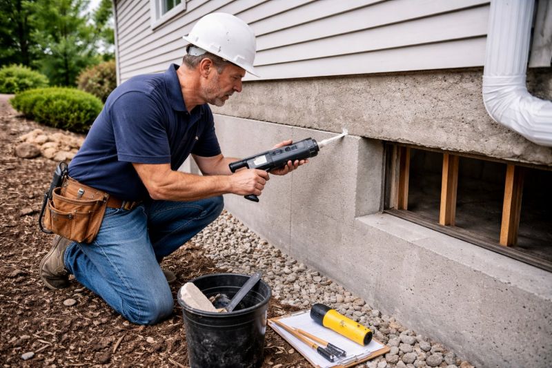 Foundation Crack Sealing in Beckley, WV