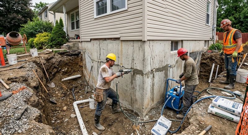 Foundation Cracks Repair in Beckley, WV