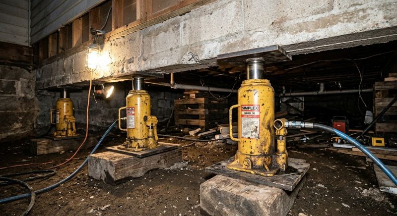 Foundation Jacking in Ansted, WV