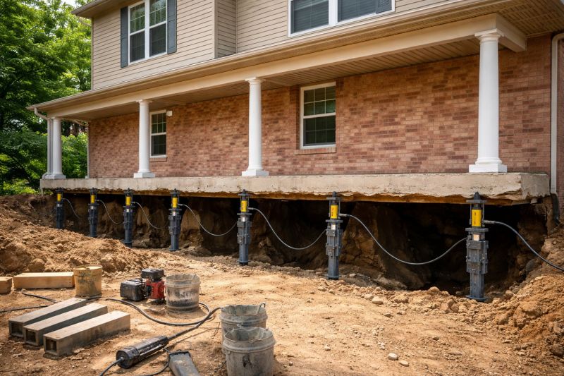 Foundation Jacking in Ansted, WV