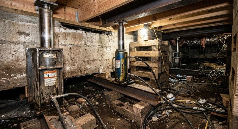 Foundation Jacking in Coal City, WV