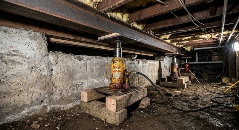 Foundation Jacking in Hinton, WV