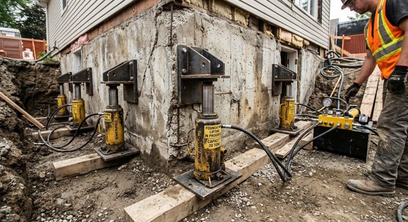 Foundation Jacking in Hinton, WV