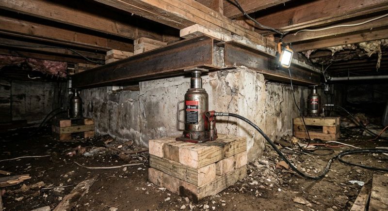 Foundation Jacking in Hinton, WV