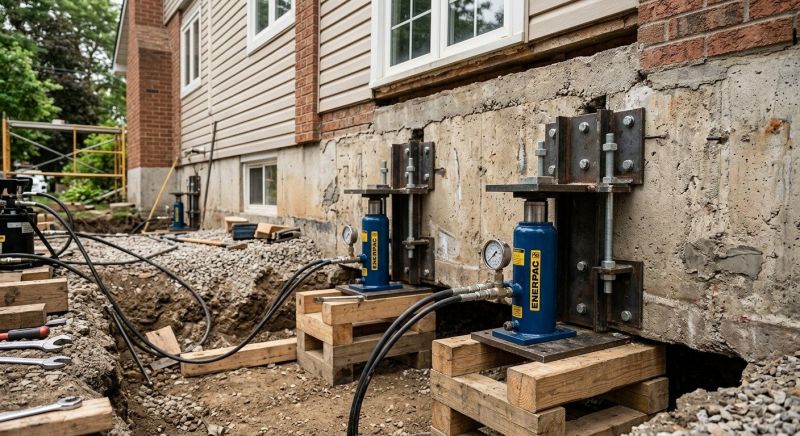Foundation Jacking in Raleigh County, WV