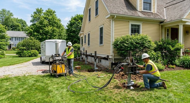 Foundation Lifting in Raleigh County, WV