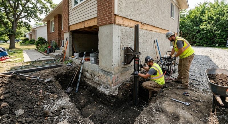 Foundation Pier Repair in Beckley, WV