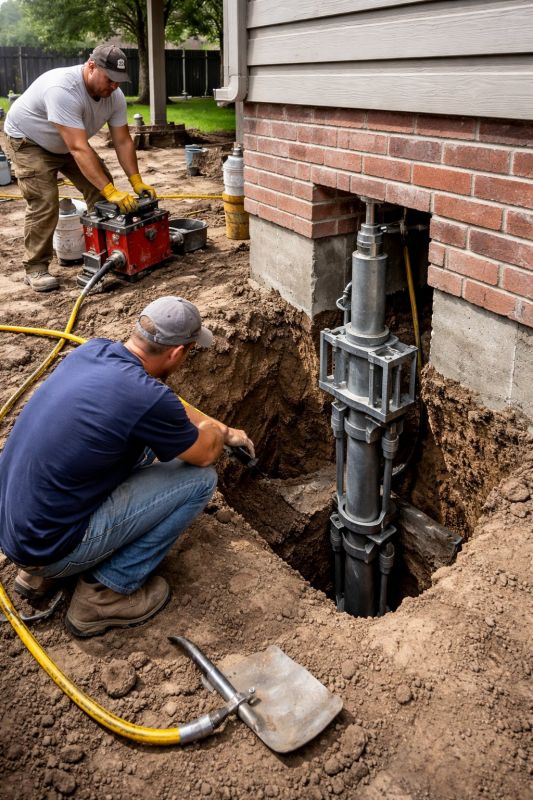 Foundation Pier Repair in Beckley, WV
