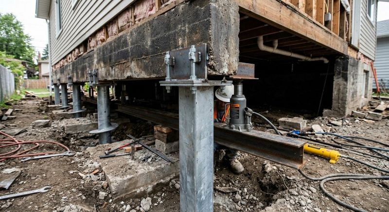 Foundation Raising in Hinton, WV
