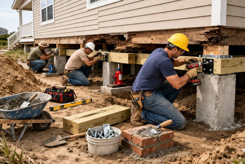 Foundation Raising in Hinton, WV