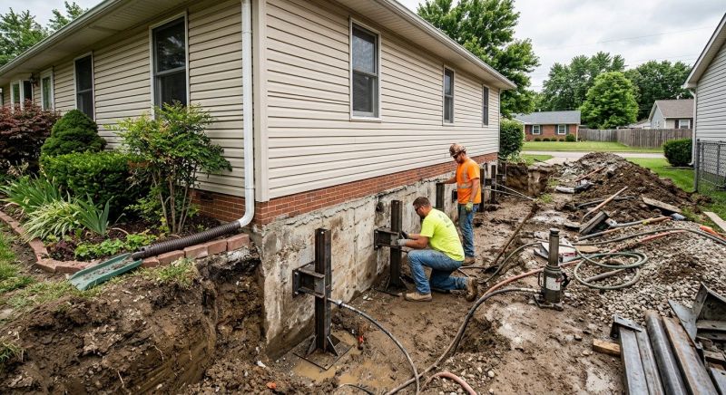 Foundation Stabilizing in Ansted, WV