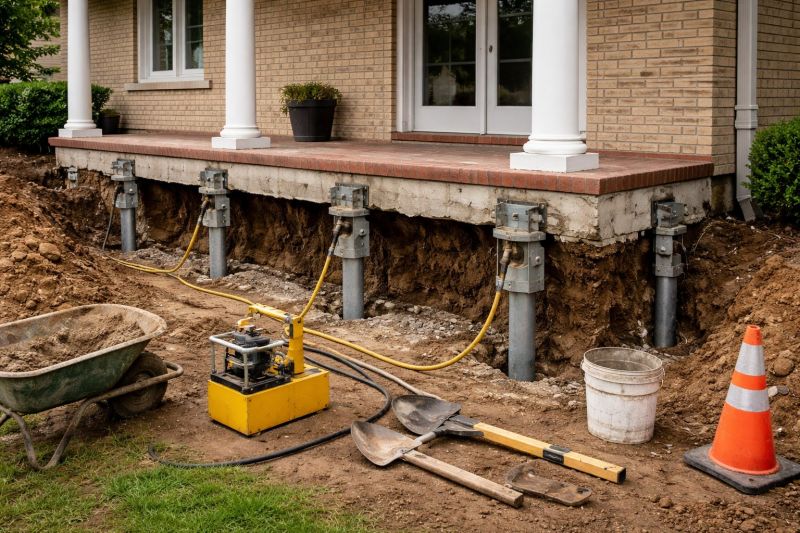 Foundation Stabilizing in Coal City, WV