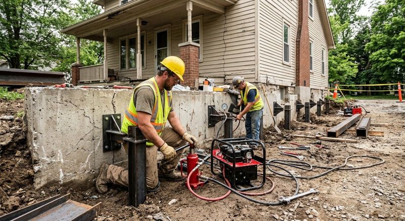 Foundation Stabilizing in Hinton, WV