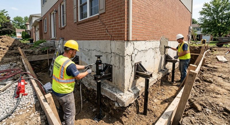 Foundation Structural Repair in Hinton, WV