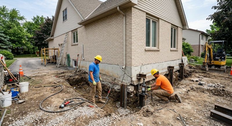 Helical Piers Installation in Beckley, WV