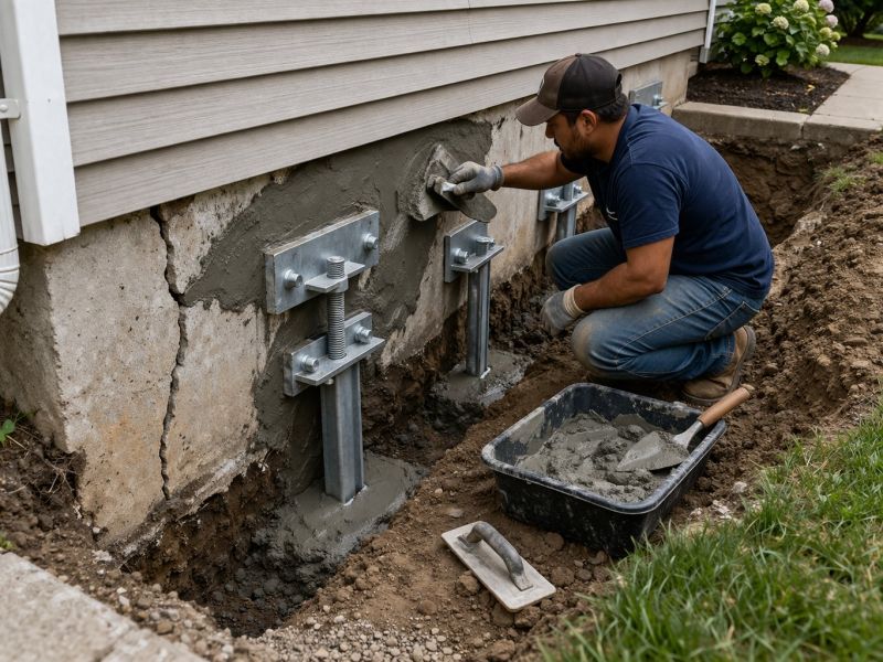 House Foundation Repair in Beaver, WV