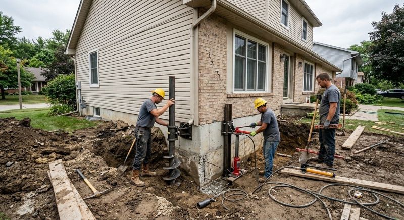 House Foundation Repair in Beaver, WV