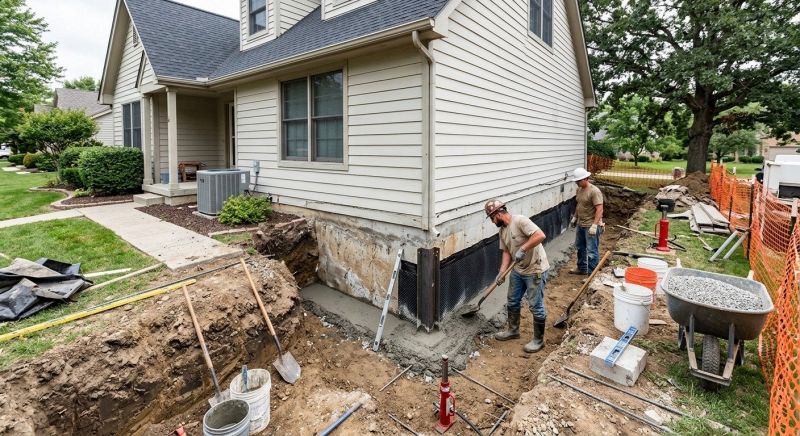 House Foundation Repair in Hinton, WV