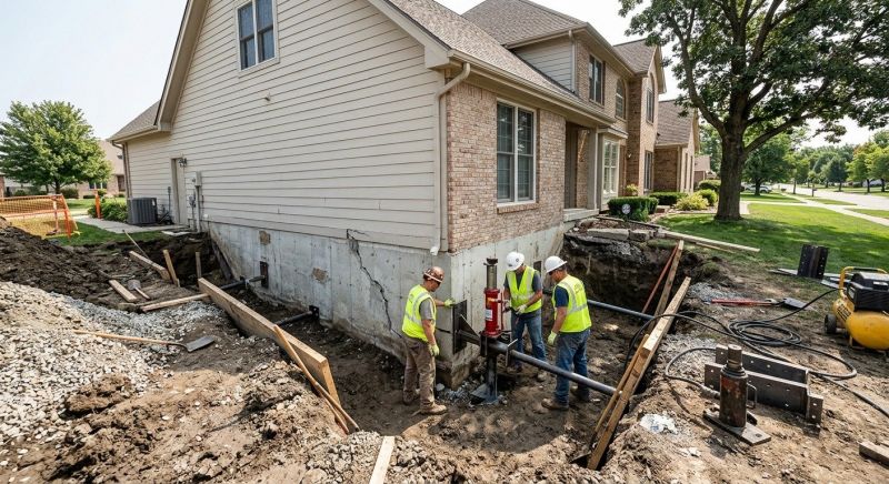 House Foundation Repair in Beckley, WV