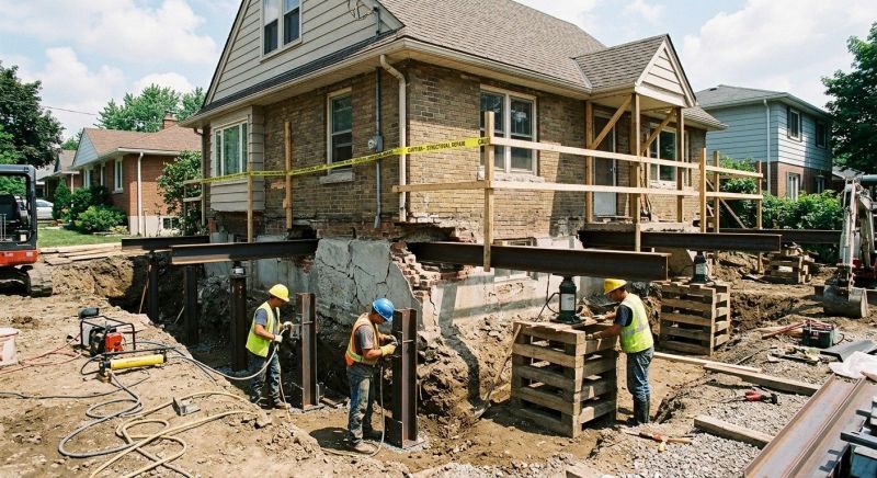 House Foundation Repair in Pineville, WV