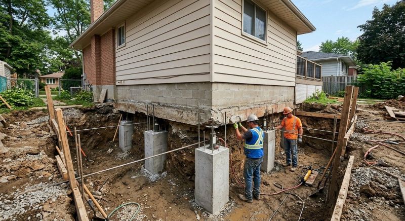 House Underpinning in Beckley, WV