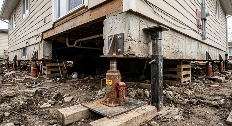 Sinking Foundation Lifting in Beckley, WV