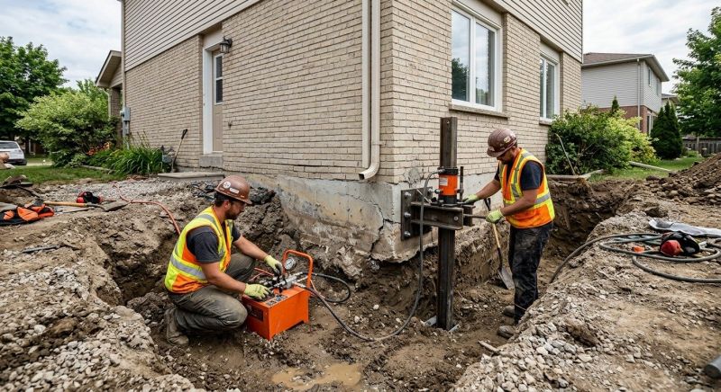 Sinking Foundation Lifting in Beckley, WV
