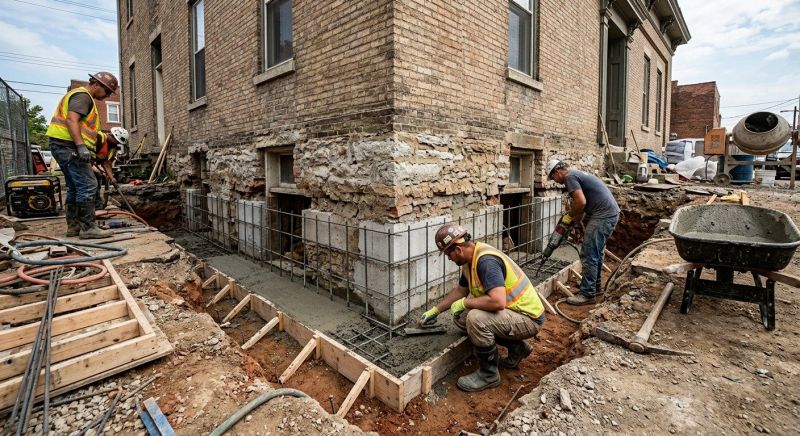 Structural Underpinning in Beckley, WV